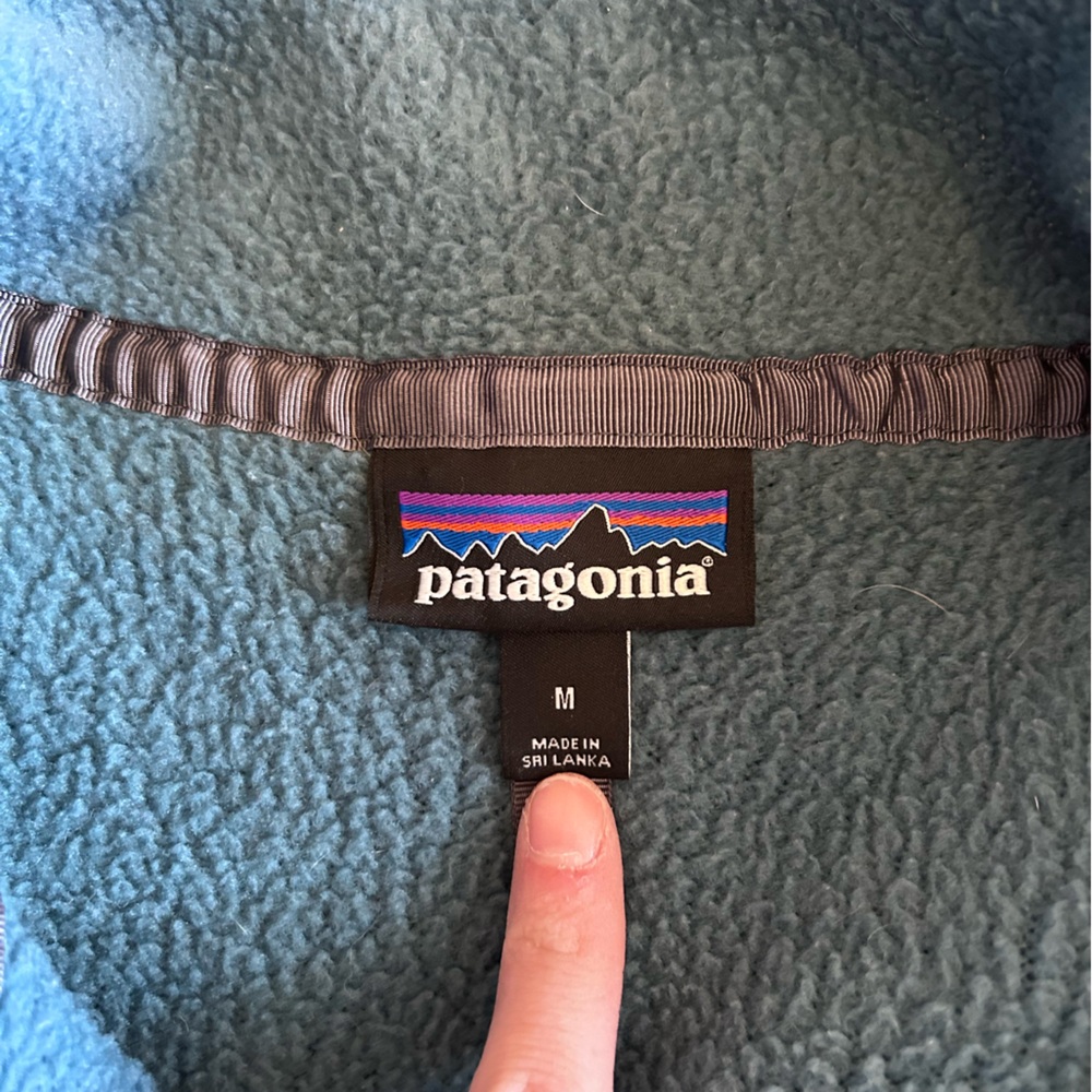 Patagonia Blue Teddy Jacket - Picture 5 of 8